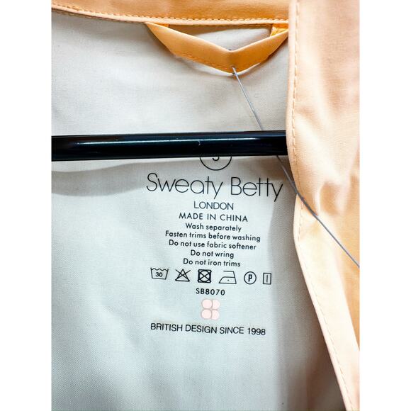 Sweaty Betty Retro Parachute Parka Raincoat Size S NEW FLAW - Picture 4 of 6